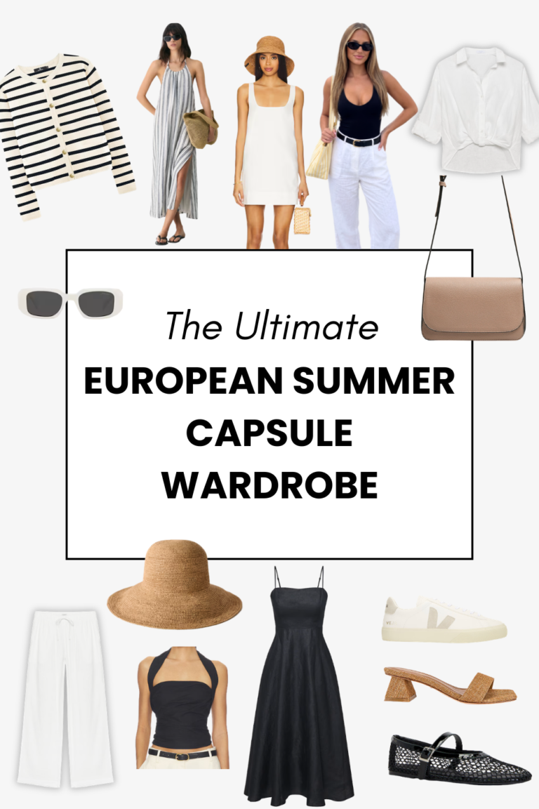 The Ultimate European Summer Capsule Wardrobe
