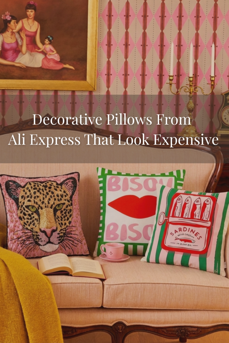 Ali Express Decorative Pillows   That Look Way More Expensive Than They Are